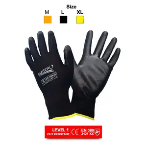 Guntero Sarung Tangan Pelindung Safety Hitam