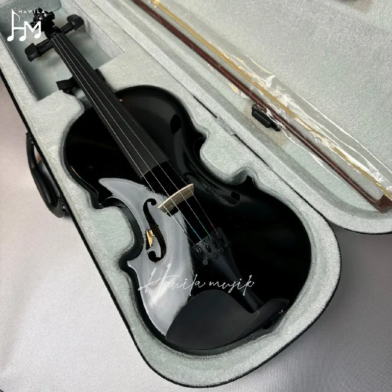 BIOLA CALEB CAL-200 A 3/4 or 4/4 Violin Caleb CAL200 B 3/4 or 4/4 CAL 200C 4/4 Lengkap Hardcase 6
