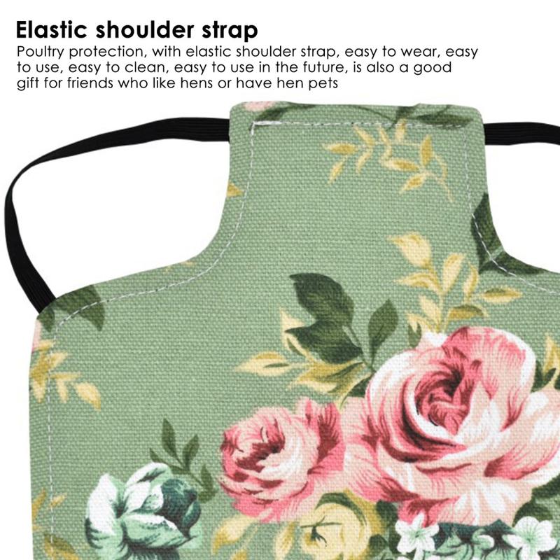 Chicken Saddle, Straps Hen Apron for Poultry Back Wing Protection-1 PC 8