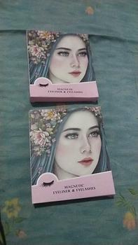 Product Review of Gaya baru Bulu mata magnet 5pasang . Bulu mata 3D magnet eyeliner  Onebeauty Box Waterproof（Mata cantik By iichapriscillia） Set from O**8 0