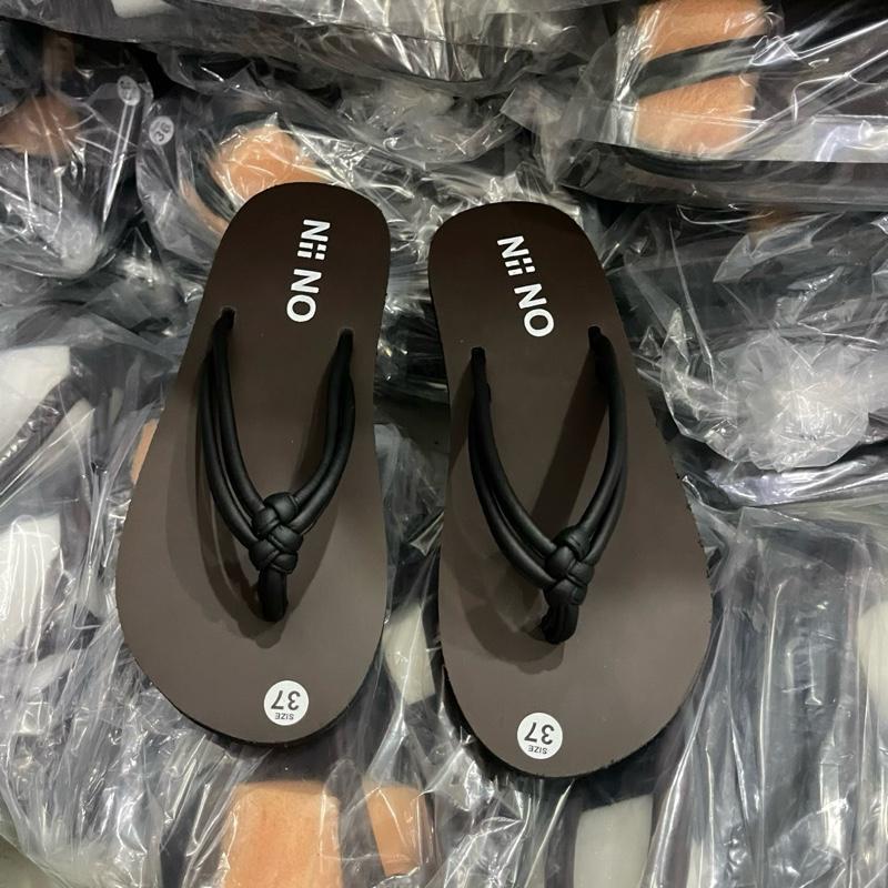 [ND04] FORM NHỎ Dép kẹp trơn nữ quai da đế bằng, dép xỏ ngón DéP GiàY Shoes 5