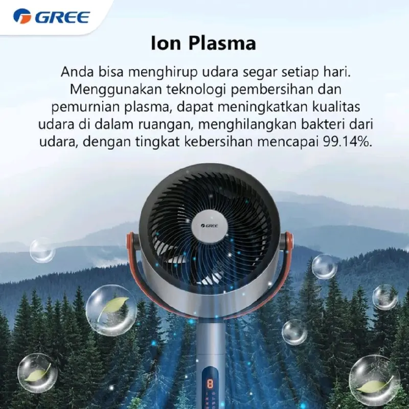 Air Circulation Fan Gree GCF-CIRCOOL14L | Stand desk 2in1 swing premium GCFCIRCOOL14L ion plasma 3