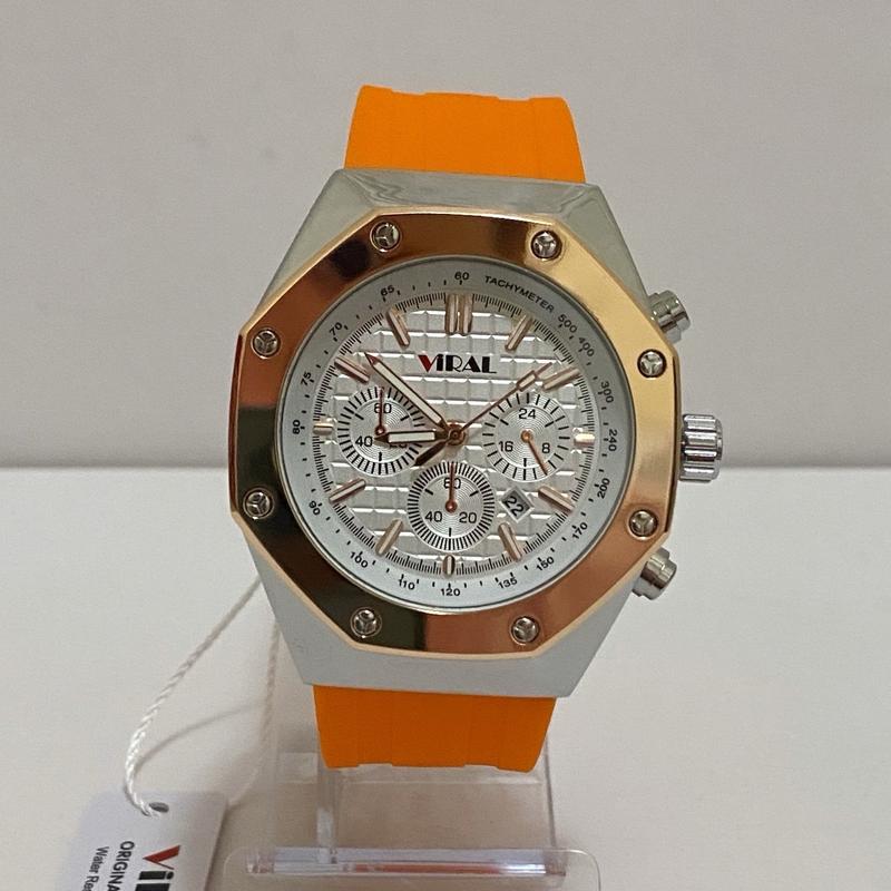 Jam Tangan Unisex Model HB Warna Orange 0