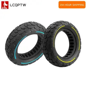 10x3.0（255x80）Rubber Solid Tyre 255*80 80/65-6 Solid Tire for ZERO10X /Kugoo M4 G1 Dualtron E-Scooter HoneycombWheel
