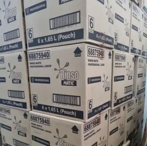 1 Karton RINSO MATIC Professional Cair Mesin Cuci 1.65L Isi 6 Pcs