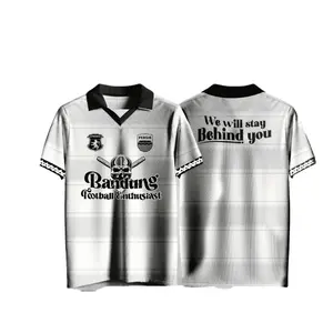 GR Jersey - Jersey Persib Series - Bandung Football Enthusiast - Jersey Vintage Kerah V - Jersey Kualitas Premium Sport