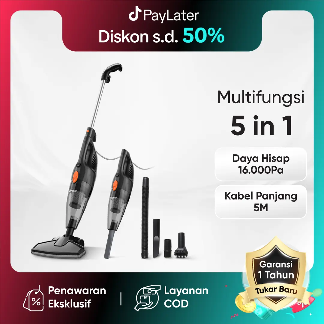 [SPECIAL PRICE] Gaabor Vacuum Cleaner Kapasitas 1.5 Liter Penyedot Debu / GVCW-M15A