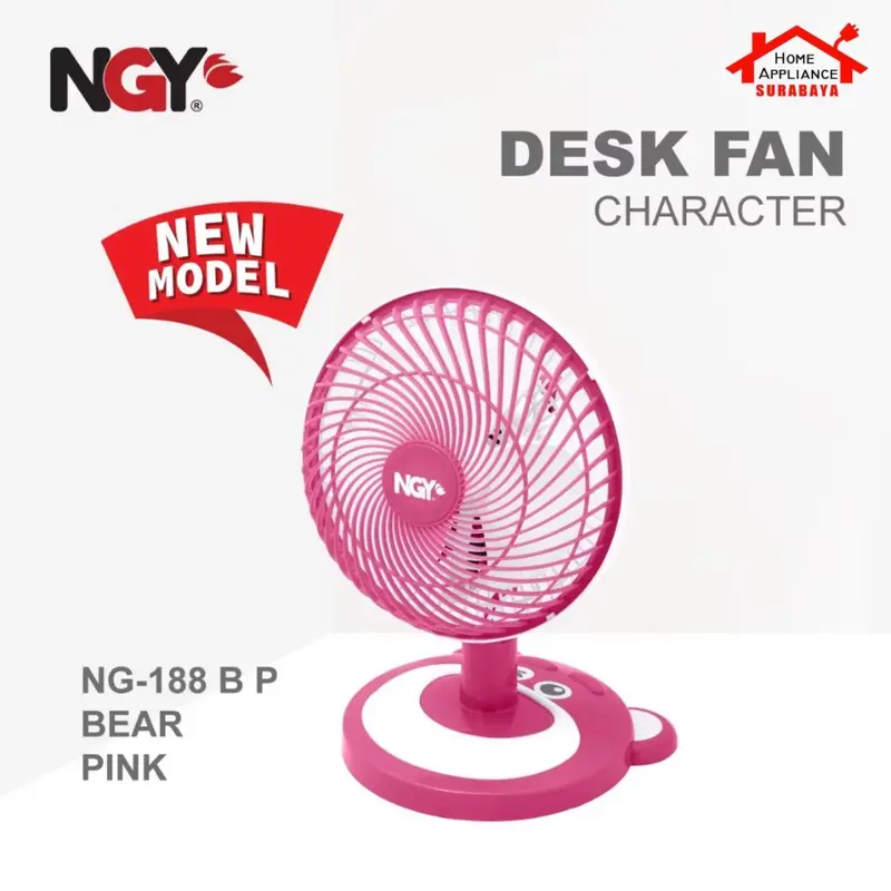 Kipas Angin Meja Karakter 8 Inch Nagoya NG-188 - Portable Desk Fan Character Nagoya NG-188 4