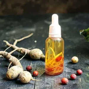 (Botol 10ml) Minyak Pijat Ginseng Merah menyehatkan kulit