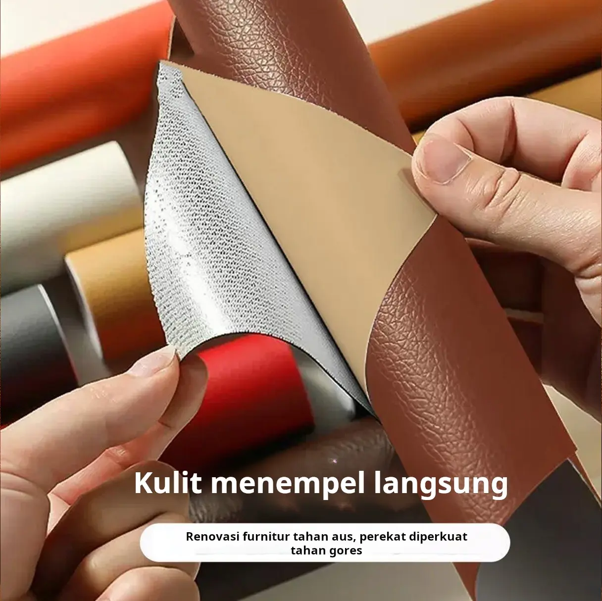 Patch perbaikan sofa kulit perekat diri perbaikan tempat tidur kulit interior mobil kain kulit lembut