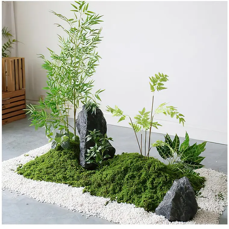 Lumut Abadi Moss Dried Dekorasi lumut buatan Artificial Berat 30 Gram Lumut Palsu tanaman rumput 4