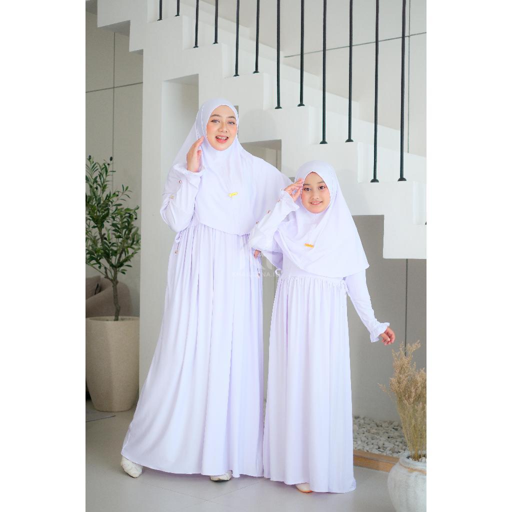 Mecca Kids Gamis Abaya Set Jersey Premium Adem