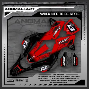 0021 STICKER DECAL CRF FULLBODY BEBAS REQUEST