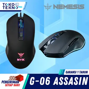 NYK Nemesis G-06 / G06 Assasin Wired Gaming Mouse LED LIghting