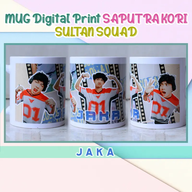 Gelas Mug Saputra Kori Bonus 25 Photocard Saputrakori Gratis Unofficial Fans Made 3