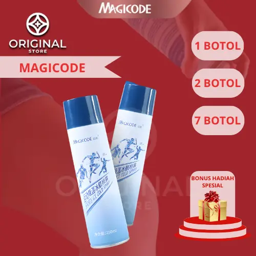 Semprotan Pereda Nyeri MAGICODE Cooling Spray 250 ml - M20CS - Putih/Biru