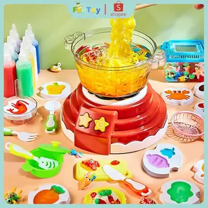 FUNTOY DIY Magical Waterscape Hot Pot Machine Simulasi Memasak Mie Mainan Kreatif Edukasi Anak