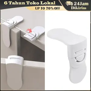 Safety Belt Lock Drawer / Pengaman Laci Lemari Bayi / Kunci Pengaman Anak Anti Cubitan Tangan / Kunci Pengaman Pintu Lemari