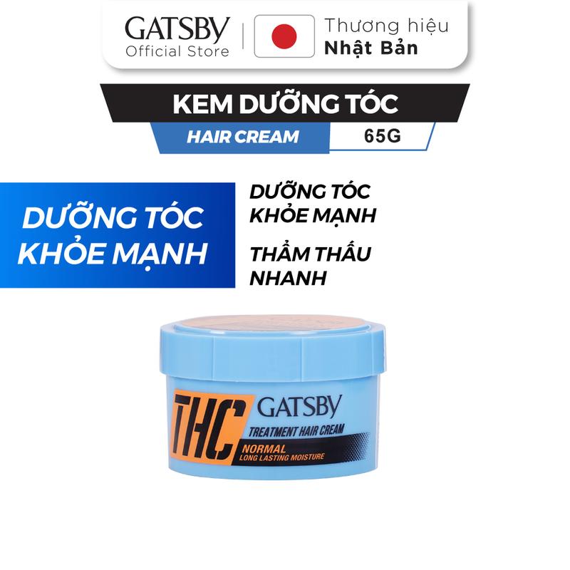 Kem dưỡng tóc GATSBY TREATMENT HAIR CREAM NORMAL 65g