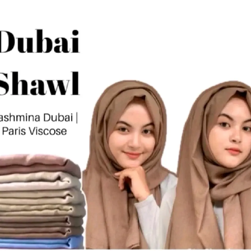 pashmina dubai shawl / pasmina arabian voal  Muslim viral terbaru