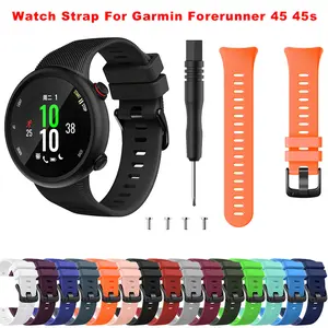 Wristband Band Strap For Garmin Forerunner 45 45S Swim 2 Silicone