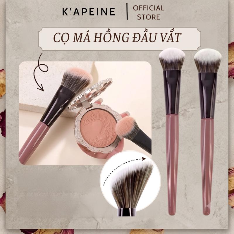 Cọ má hồng đầu vát, sử dụng cho má hồng kem, má hồng phấn, thiết kế ôm khuôn…