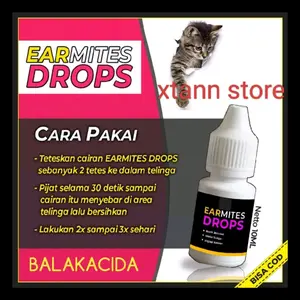 earmites drops obat tetes telinga kucing
