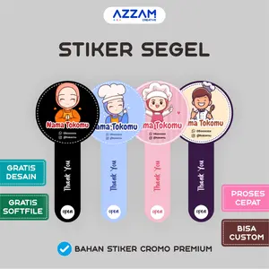 PAKET 100PCS | STIKER SEGEL STIKER SEGEL TOPLES STIKER SEGEL BOTOL STICKER STIKER STIKER LABEL
