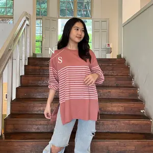 KAOS BLOUSE ATASAN WANITA SALUR KATUN COMBED 24S LENGAN BALON WITH HIGHSLIT KAOS BLOUSE ATASAN WANITA SALUR KATUN COMBED 24S LENGAN BALON WITH HIGHSLIT