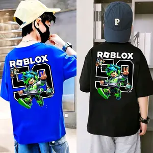 kaos anak roblox gambar depan belakang Fashion