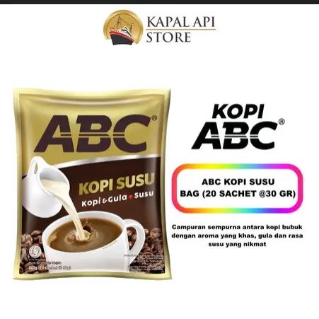 Kopi ABC Susu Renteng Isi 10 Sachet - Kopi Susu - Kopi Sachet -  Coffe 4