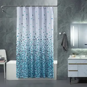 ACEBEST Tirai Kamar Mandi Shower Kualitas Peva Tebal Modern 180cm x 180cm Motif Cantik dan Klasik Awet MYGB-246