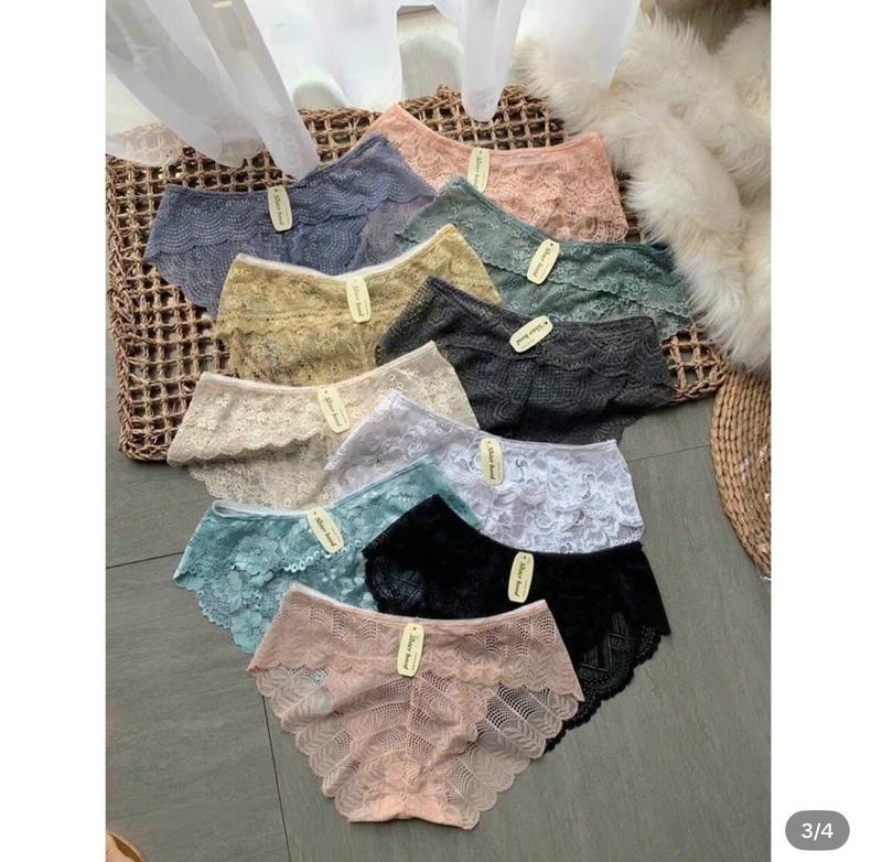 COMBO 20 QUẦN LÓT NỮ REN CÔNG CHÚA MÀU SẮC NGẪU NHIÊN MỀM MẠI QUYẾN RŨ NHIỀU MÀU CO GIÃN THOẢI MÁI KHÔNG CHỌN MÀU