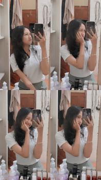 Product Review of Premium Sierra Top - Kaos Rib Knit Polo Crop Lengan Pendek Wanita Korean atasan baju  basic from r** 1