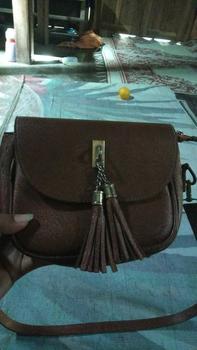 Product Review of LONGSTAP TALI POLIESTER KILAP Tali Tas Dompet Tali serbaguna lebar 2,5 cm aksesoris Nikel longstrap from G**3 0