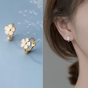 Anting Berlian Anting Titanium Anti Karat&Luntur Anting Bunga