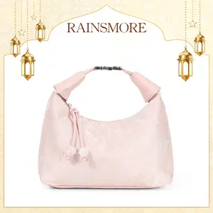 RAINSMORE-Tas Ember Handheld - Tas Wanita Bordir - Tas Gaya New Chinese - Tas Selempang Kerja