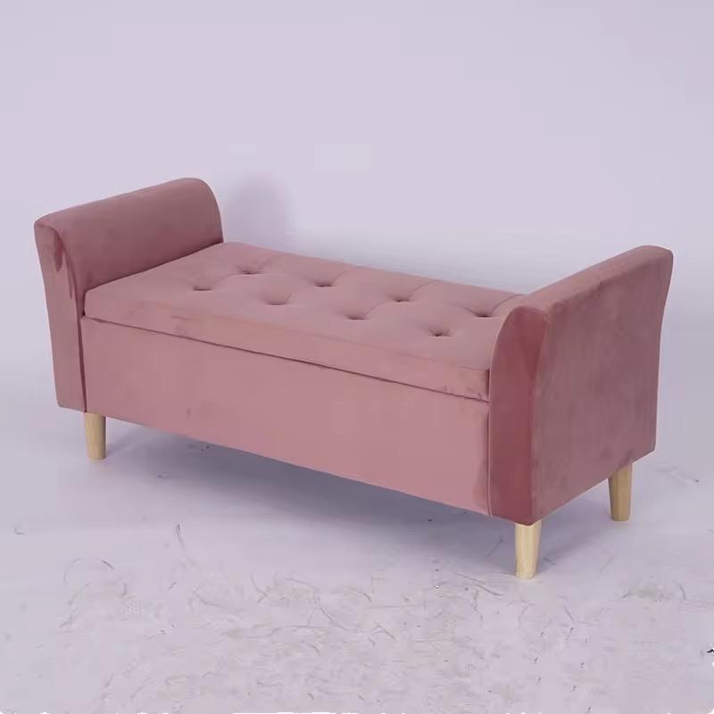 SOVIA- sofa multifungsi sofa penyimpanan sofa ruang tidur sofa kaki kayu sofa cantik sofa murah 3