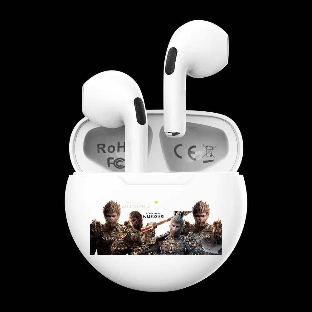 Pola + headphone putih