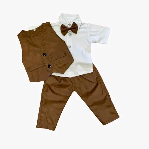 Setelan jas anak 3 bulan - 10 tahun brown coklat