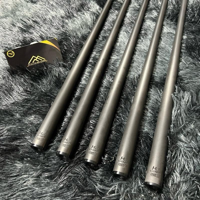  Ngọn MIT Carbon  có bảo hành  phôi cực khoẻ ren Radial 3 8 10 3 8 11 ngọn có công nghệ giảm văng giảm bạt được lên sẵn Tẩy F1 clear size S cực mềm mại 