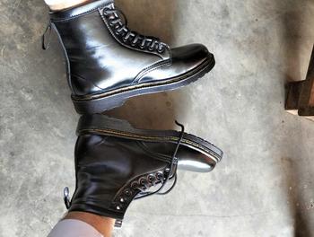 Product Review of Mr.Jonsrawk Original Sepatu Boot Pria Leather Shoes Clasic Model Boots High 8 Hole Kerja from s**e 3