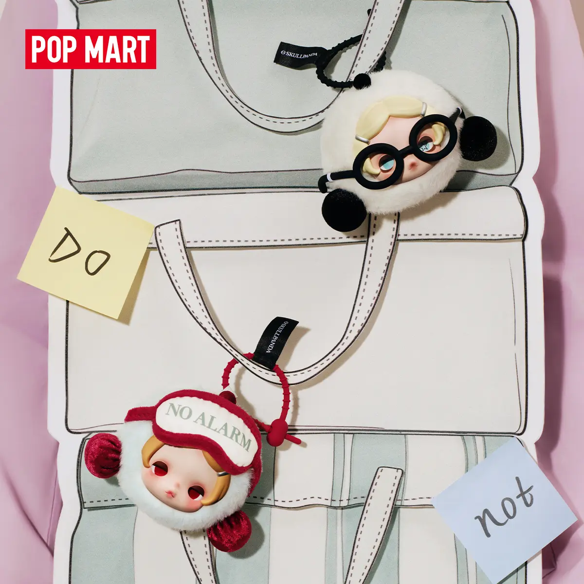 POP MART SKULLPANDA Off Mode Series Earphone Bag