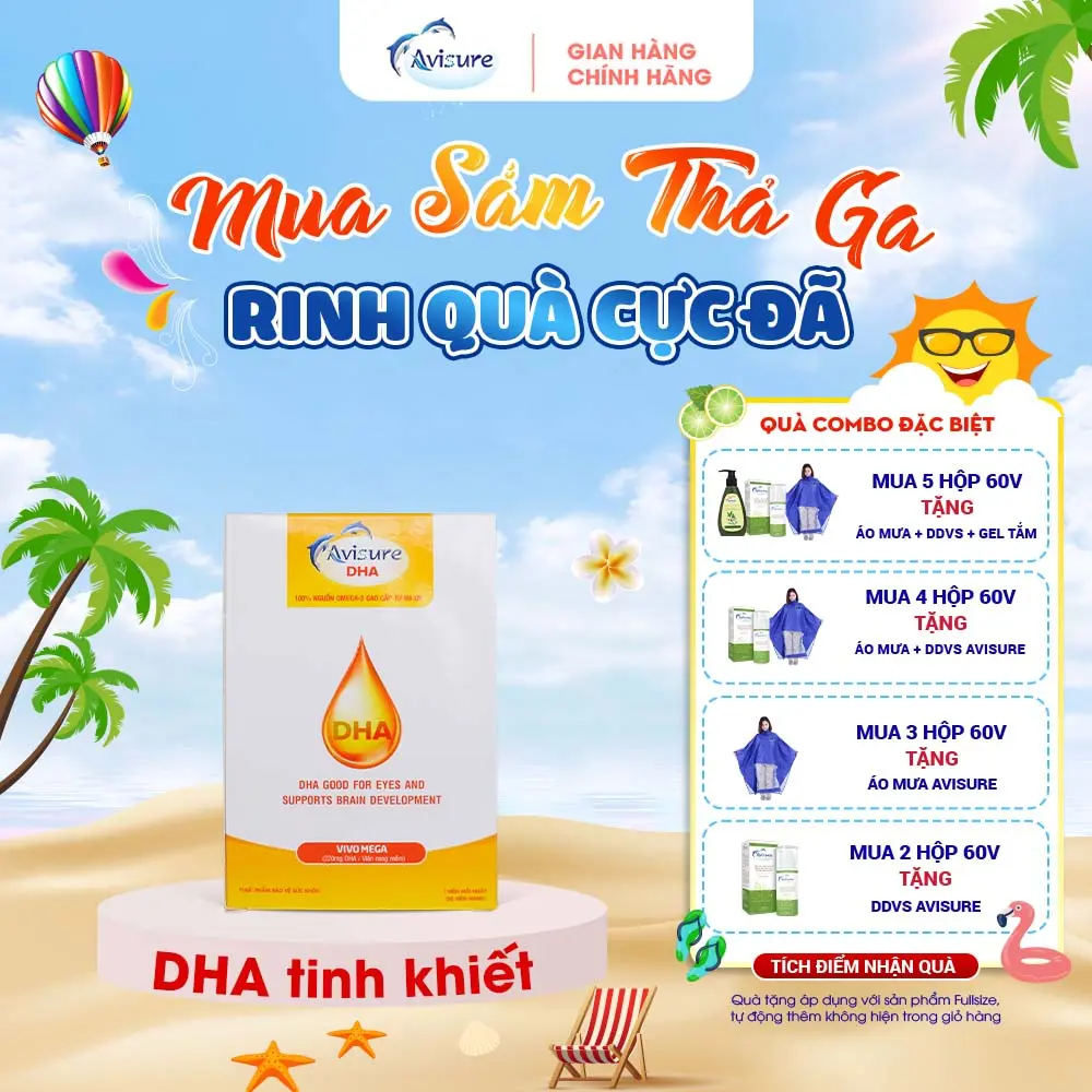 Hộp Avisure DHA 30 Viên Bổ Sung DHA 220mg và EPA 45mg cho Mẹ Bầu