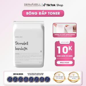 《DermaBell Vietnam》Bông đắp toner kéo giãn Hàn Quốc Dermabell Banđage (túi 100 miếng) bông lotion đắp mask