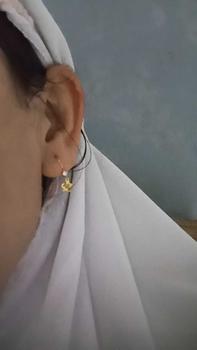 Product Review of Anting Emas Delvia Flower Gold 10K Semar Nusantara from a**a 0