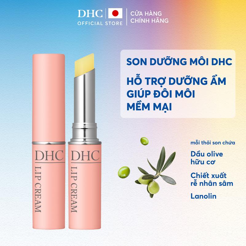 DHC x KOL Son Dưỡng Môi DHC Nhật Bản Chính Hãng Lip Cream 1,5g - Hỗ trợ dưỡng ẩm làm mền môi dành cho Nữ và Nam