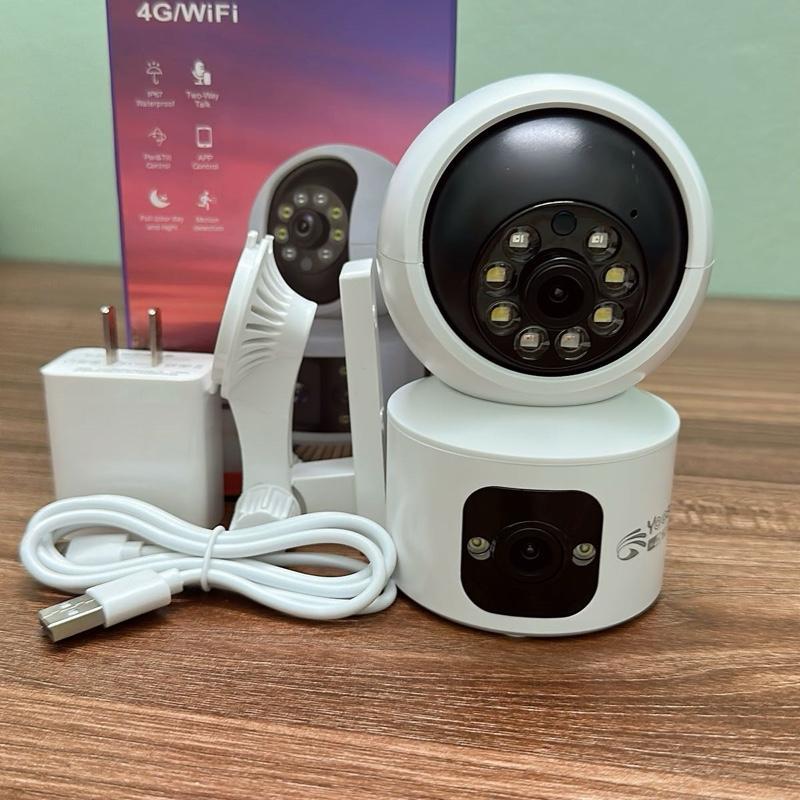 Tặng đế Camera A3-2 Mắt Trong Nhà Nhỏ Gọn Xoay 360 ĐỘ Hỗ Trợ Có Màu Cả Đêm Cả Ngày Đàm Thoại 2 Chiều Thông Báo Báo Động 