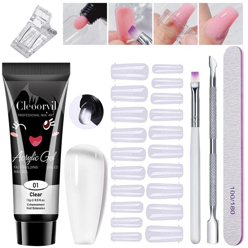 Product Introduction of Bộ Gel Làm Móng Poly, Tự Làm Chuyên Nghiệp, Máy Đào Lớp Biểu Bì, Màu Sáng Bóng / Khỏa Thân, Nối Móng, Gel UV, Xây Dựng Móng, Bộ Dụng Cụ Làm Móng, Gel Mô Hình, Dành Cho Phụ Nữ, Thời Trang 22