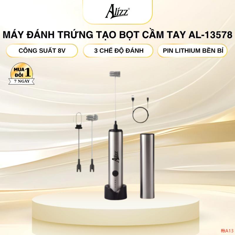 Máy Đánh Bọt Cà Phê Cầm Tay Máy Đánh Trứng Tạo Bọt 3 Đầu 2 Kiểu Sạc Hiện Đại…
